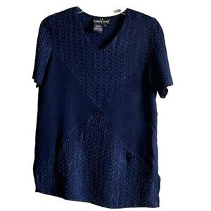 Carole Little Women’s 4p top Navy  Short Sleeve